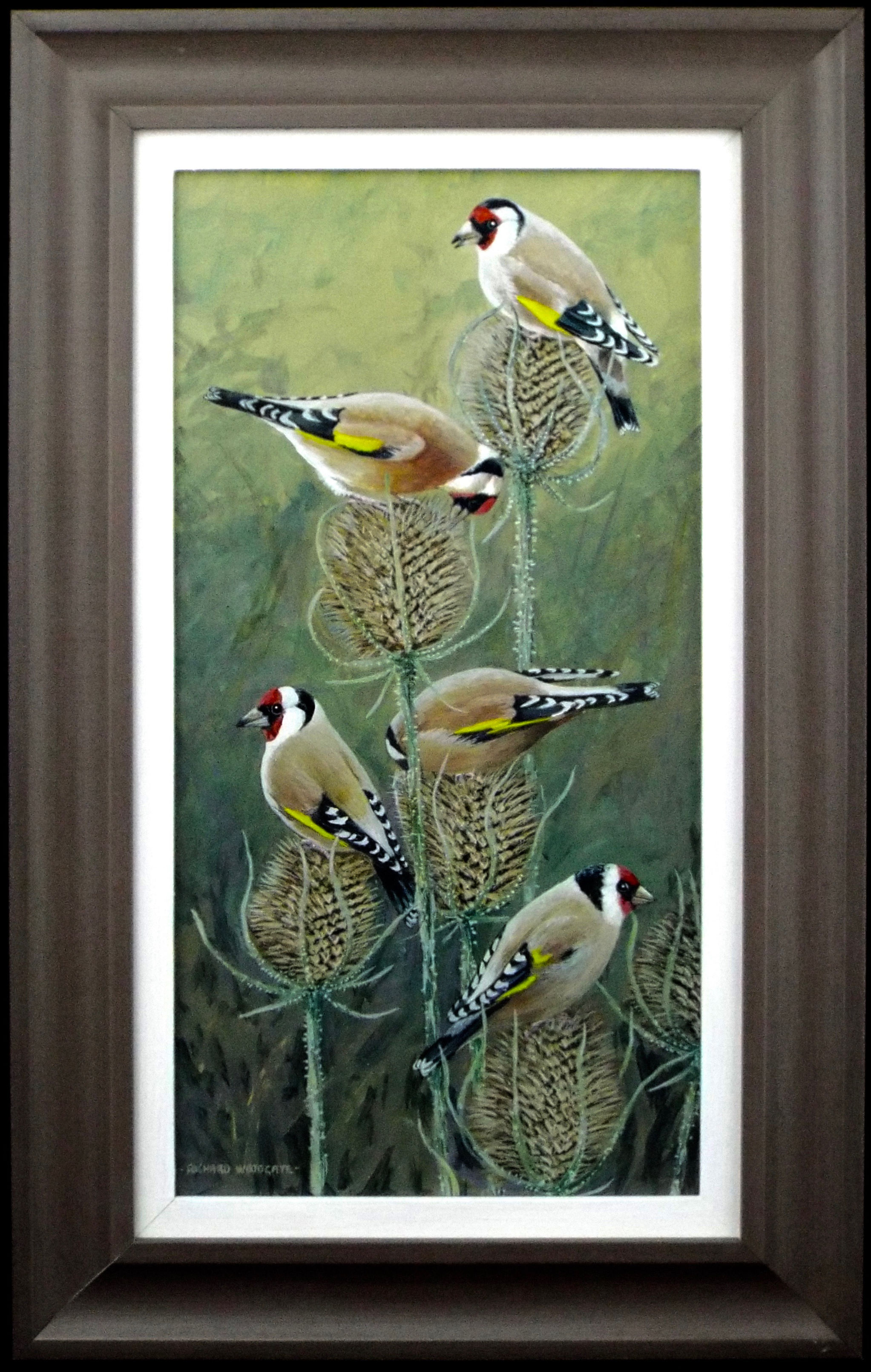 Goldfinches by Richard Woodgate.