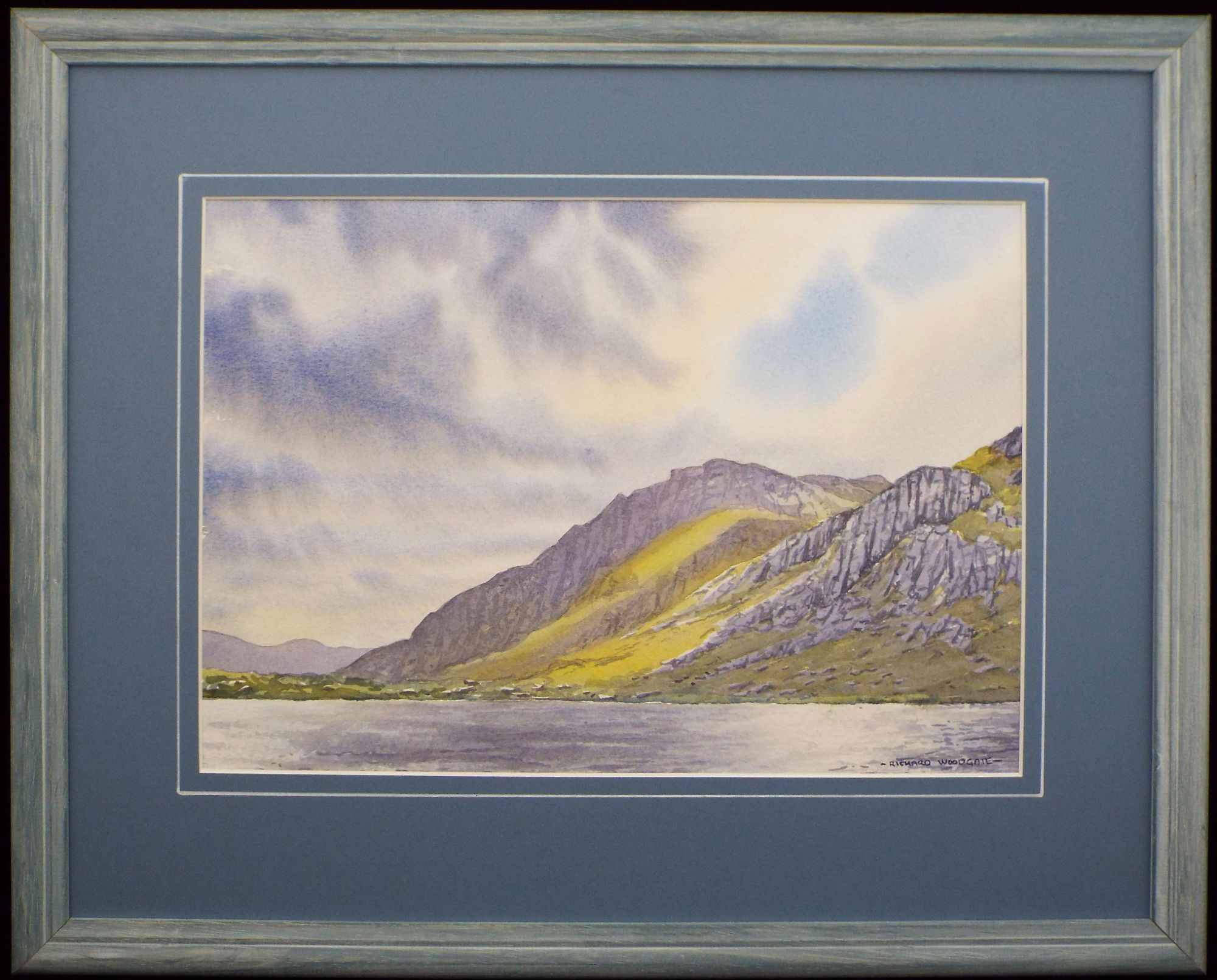 Tryfan from Lake Idwal Snowdonia by Richard Woodgate.